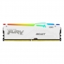 DDR5 16GB PC 5200 CL40 Kingston FURY Beast White RGB XMP retail KF552C40BWA-16
