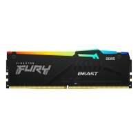 DDR5 64GB PC 5200 CL40 Kingston KIT (4x16GB) FURY Beast RGB retail KF552C40BBAK4-64