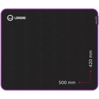 LORGAR Mousepad Main 315 500mmx420mmx3mm/High-speed/Black retail LRG-GMP315