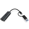 Adapter IcyBox USB3.2 Gen1 Type-A, Type-C 2.5GB Ethernet LAN retail IB-LAN301-C3