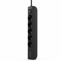 Podaljšek Inca IPW-44TU razdelilnik s stikalom  3xUSB-A+1xUSB-C 1,5m