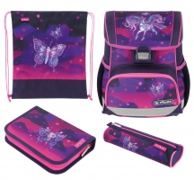 Šolska torba - komplet Herlitz Loop Plus Magic Unicorn (50046218)