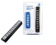 LogiLink USB-HUB 10-Port m. Netzteil schwarz Kunststoff UA0096