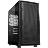 COUGAR | Uniface Mini Black| PC Case | Mini Tower / Mesh Front Panel / 1 x  120mm Fan / TG Left Panel