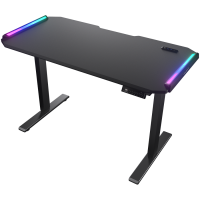 COUGAR E-DEIMUS 120 - električna gaming miza, RGB, črna 