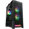 COUGAR AIRFACE RGB ATX Black Mid Tower (CGR-5ZD1B-AIR-RGB)