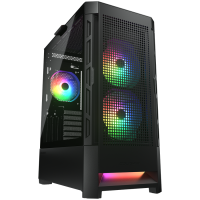 COUGAR AIRFACE RGB ATX Black Mid Tower (CGR-5ZD1B-AIR-RGB)