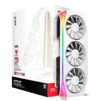 XFX Mercury Radeon RX 9070 XT OC White Magnetic Air 16GB - RX-97TMARGW9