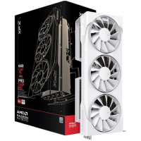 XFX Swift Radeon RX 9070 OC White Triple 90mm Fan 16GB RX-97SWFT3W7