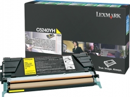 TONER LEXMARK B-Y ZA C542 (C5240YH)