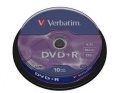 MEDIJ DVD+R VERBATIM 10PK tortica (43498)