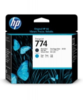 GLAVA HP MATTE ČRNA + CYAN 774 ZA DESIGN JET Z6810 (P2W01A)