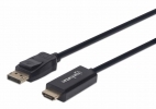 DisplayPort do HDMI kabel 1080p MANHATTAN, 1 m, črna 152662