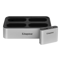 Čitalec kartic Kingston Workflow SD, USB C, podpora za 2 x SD kartica, UHS-II  WFS-SD
