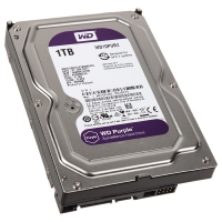 Western Digital Purple, SATA 6G, Intellipower, 3,5 - 1 TB WD10PURZ