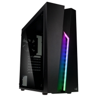 Aerocool Bolt RGB Midi-Tower - črno z oknom (ACCM-PV15012.11)