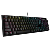 Gigabyte Aorus K1 Gaming RGB, MX-Red črna NEMŠKA postavitev (GK-AORUS K1)