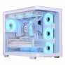 AeroCool P500C White, TG, 4x120mm ARGB FAN (P500C-G-WT-v1)