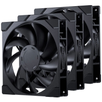 PHANTEKS M25 Gen2 140mm PWM Black 3-Pack (PH-F140M25_G2_BBK01_3P)