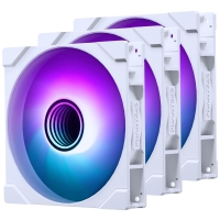 PHANTEKS M25 Gen2 140mm PWM DRGB White 3-Pack (PH-F140M25_G2_DWT01_3P)