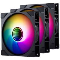 PHANTEKS M25 Gen2 140mm PWM Rev. DRGB 3-pack (PH-F140M25R_G2_DBK01_3P)