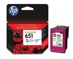 HP 651 Tri-colour Ink Cartridge