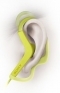 SONY vodotesne slušalke MDRAS210 v rumenil barvi