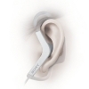 SONY vodotesne slušalke MDRAS210 v beli barvi