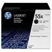 TONER HP 55X Č DVOJNO PAKIRANJ (CE255XD)