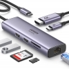 Ugreen 7v1 USB-C HUB HDMI+RJ45+čitalec kartic+USB+PD 100W (60515)