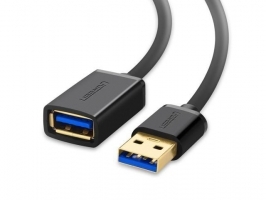 Ugreen USB 3.0 podaljšek (M na Ž) črn 1.5 m - UGRTI-30126