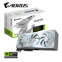 GIGABYTE AORUS RTX 5080 Master ICE 16GB - GV-N5080AORUSM ICE-16GD)