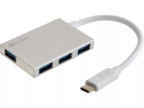 Sandberg USB-C na 4xUSB 3.0 hub SNDTI-136-20