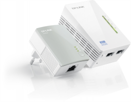 TP-LINK TL-WPA4220KIT 300Mbps AV500 WiFi Powerline Extender Starter Kit