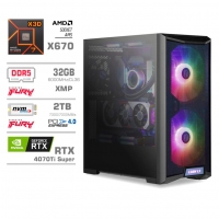 MEGA TWR S10 R7-7800X3D/32GB/2TB/RTX4070Ti Super (PC-GS10-750A)