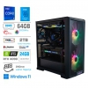 MEGA TWR S10 Core i9-14900KF RTX4090 64GB-DDR5 2TB SSD W11H RGB