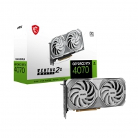 Grafična kartica nVidia RTX4070 MSI Ventus 2X Bela - 12GB GDDR6X (V513-403R)