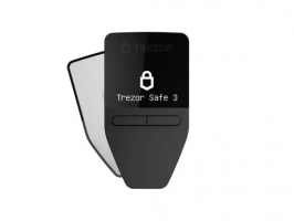 Trezor Safe 3, denarnica za Bitcoin in druge kriptovalute, srebrna, Ang.