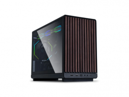 Lian Li DAN Cases A3-mATX Black Wood - A3-mATX-WDG BLACK / A3X-WDG
