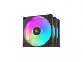 DeepCool FD12ARGB PWM 120mm 3 Pack črn (R-FD12-BKAPN3-G)