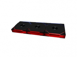 Lian Li UNI FAN TL Wireless 120 Reverse ARGB PWM 3‑Pack črn (12RTL1W3B)
