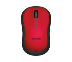 Miška Logitech M220 Silent, rdeča 910-004880