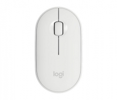 Miška Logitech Pebble M350 Wireless, bela 910-005716