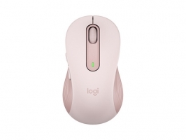Miška Logitech Signature M650, velikost L, Bluetooth, roza 910-006237