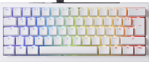 Ducky One X Mini Wireless ISO (DE) White (DKON2408IST3-DADEPDOECL2WW1)