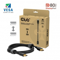 CLUB3D DisplayPort 2.1 VESA DP80 8K/240Hz 2m (CAC-1094) - NA ZALOGI