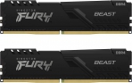 FURY Beast Black RAM DDR4 32GB 3200 kit 2x16GB, CL16 KF432C16BBK2/32