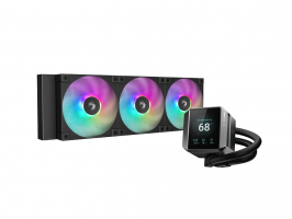 DeepCool MYSTIQUE 360 ARGB 360mm LCD črn (R-LX750-BKADSNC-G-1)