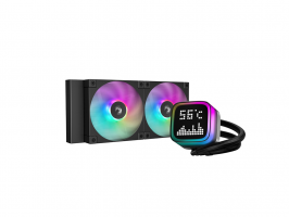 DeepCool LP240 240mm Matrix ARGB črn (R-LP240-BKMSNC-G-1)