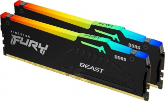 Kingston FURY Beast RGB 64GB (2x32) DDR5-6400 CL32 (KF564C32BBEAK2-64)
